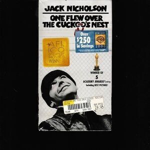 One Flew Over The Cuckoo's Nest‎ Vhs Sealed New